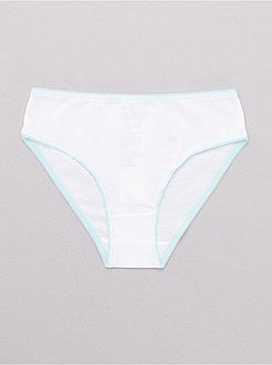 Set 10 mutandine tinta unita - Kiabi