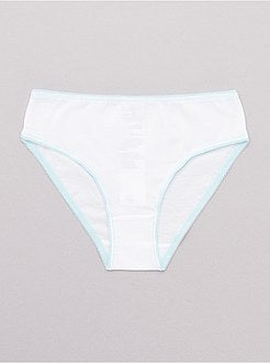 Set 10 mutandine tinta unita - Kiabi