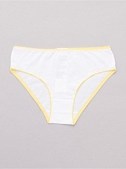 Set 10 mutandine tinta unita - Kiabi