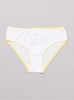 Set 10 mutandine tinta unita - Kiabi