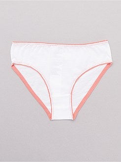 Set 10 mutandine tinta unita - Kiabi