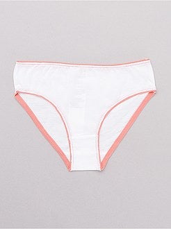 Set 10 mutandine tinta unita - Kiabi