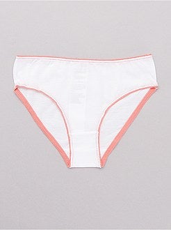 Set 10 mutandine tinta unita - Kiabi