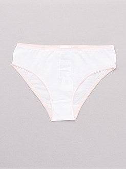 Set 10 mutandine tinta unita - Kiabi