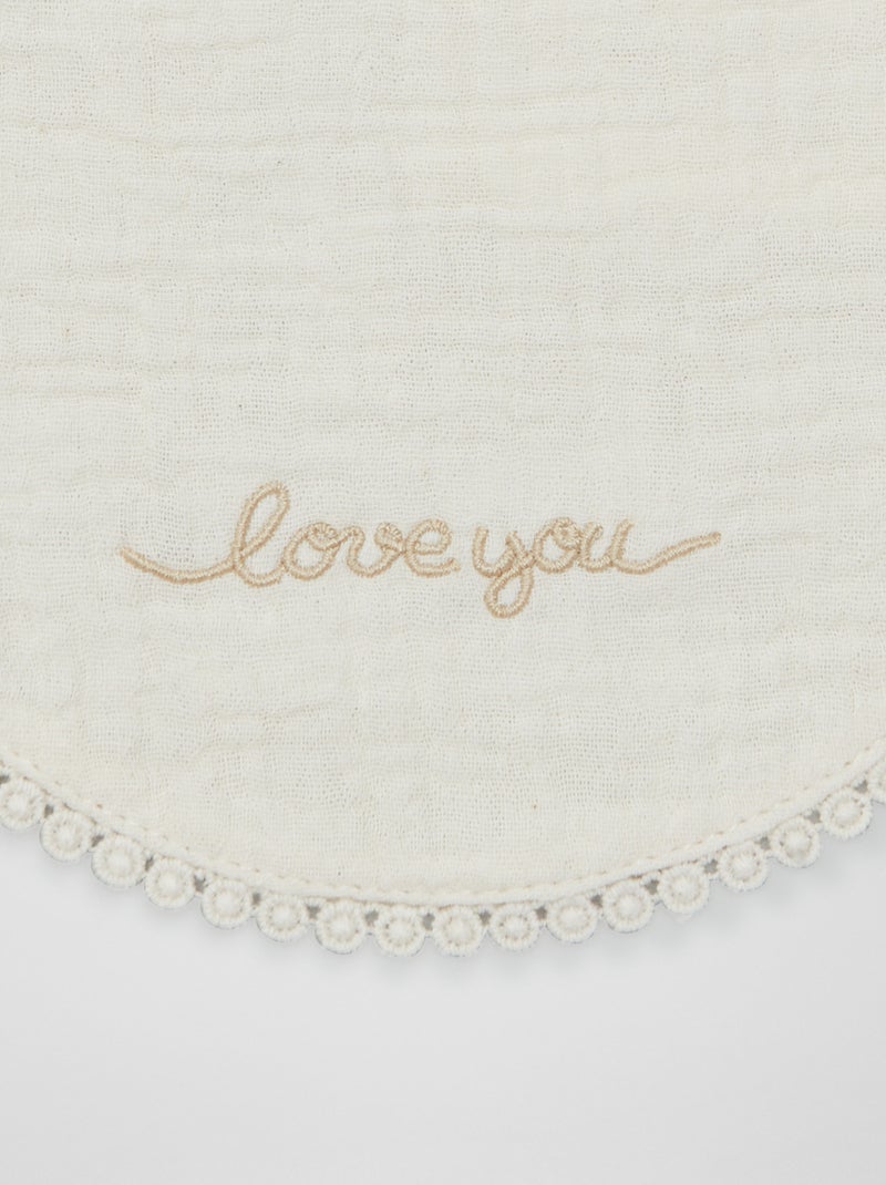 Vestito Da Cerimonia In Ricamo Punto Inglese 'Name It' - BIANCO - Foto 4