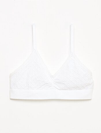 Set 2 brassière in maglia trapuntata