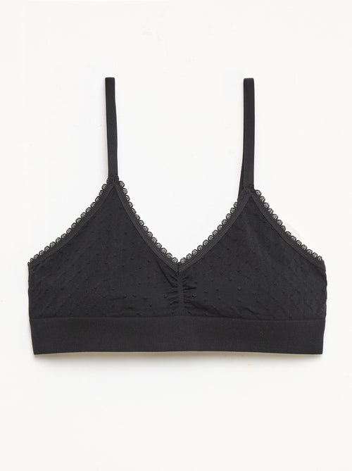 Set 2 brassière in maglia trapuntata - Kiabi