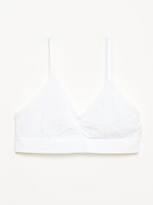 Set 2 brassière in maglia trapuntata - Kiabi