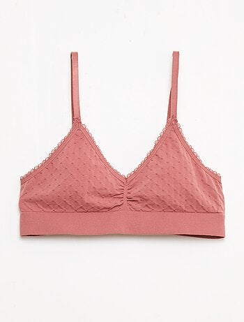 Set 2 brassière in maglia trapuntata