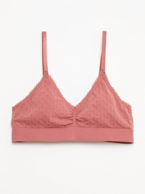 Set 2 brassière in maglia trapuntata - Kiabi