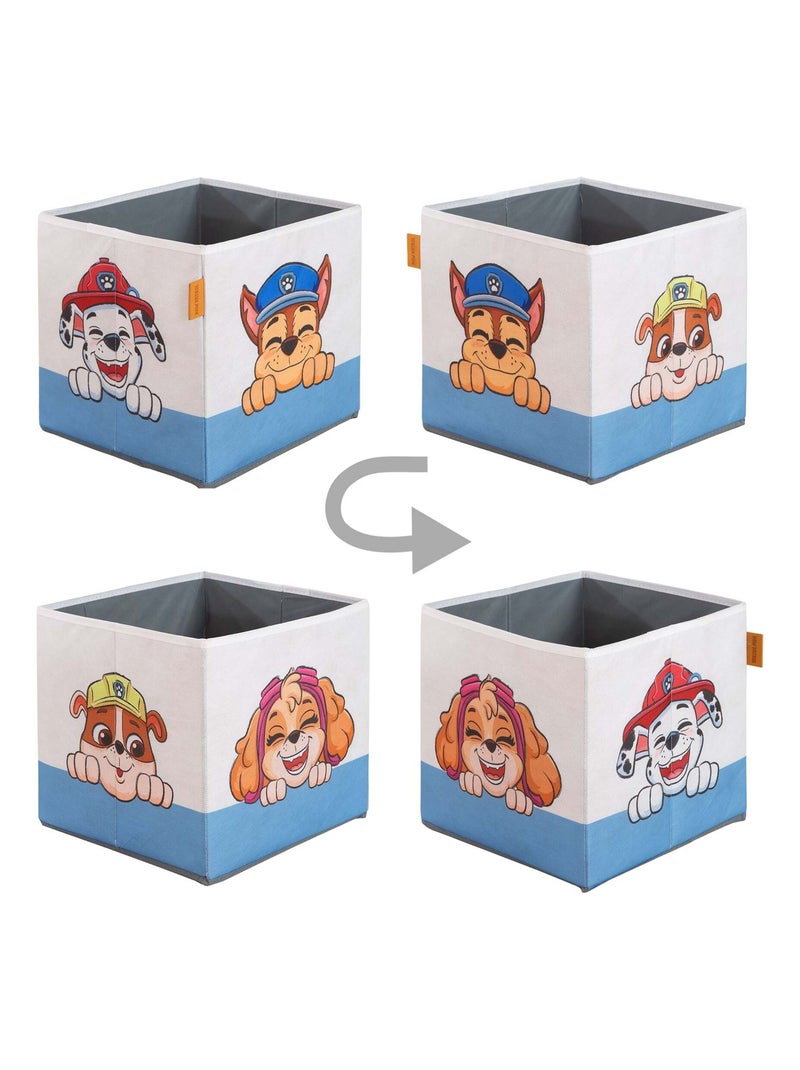 Set 2 contenitori in tessuto per cameretta – "Roba Paw Patrol" Blu Multicolore Bianco - Kiabi