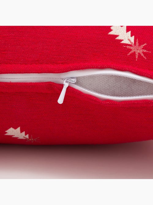 Set 2 copricuscini natale abeti, filo dorato, cotone - gamusi. - Kiabi Set 2 copricuscini natale abeti, filo dorato, cotone - gamusi. - Kiabi