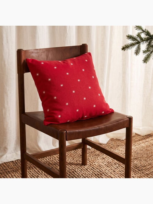 Set 2 copricuscini natale stelle, filo dorato, cotone - gamusi. - Kiabi Set 2 copricuscini natale stelle, filo dorato, cotone - gamusi. - Kiabi