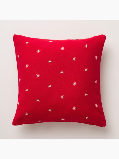 Set 2 copricuscini natale stelle, filo dorato, cotone - gamusi. - Kiabi Set 2 copricuscini natale stelle, filo dorato, cotone - gamusi. - Kiabi