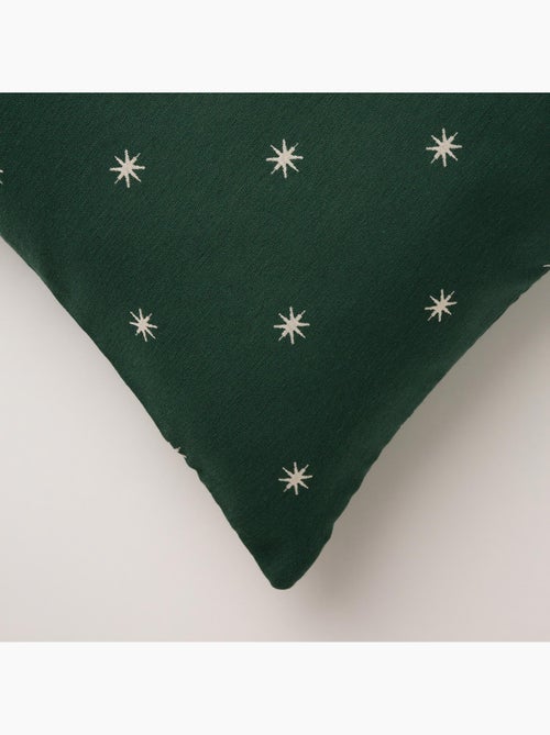 Set 2 copricuscini natale stelle, filo dorato, cotone - gamusi. - Kiabi Set 2 copricuscini natale stelle, filo dorato, cotone - gamusi. - Kiabi