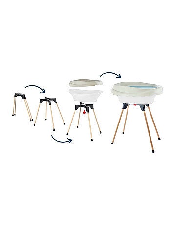Set 2-in-1 Thermobaby VASCO: fasciatoio e vaschetta da bagno con tubo