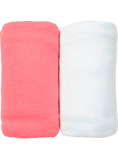 Set 2 lenzuola con angoli in jersey 40x80 cm in cotone biologico - Kiabi