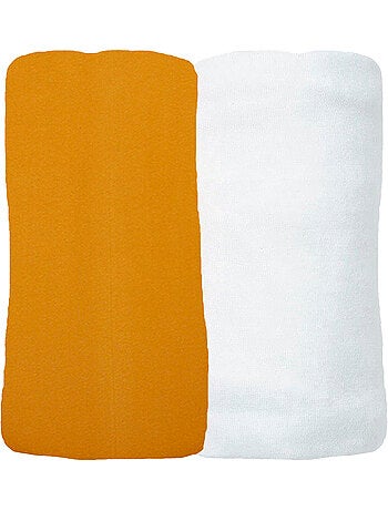 Set 2 lenzuola con angoli in jersey 60x120 cm in cotone biologico