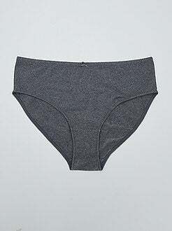 Taglie forti donna - Set 2 mutandine cotone - Kiabi