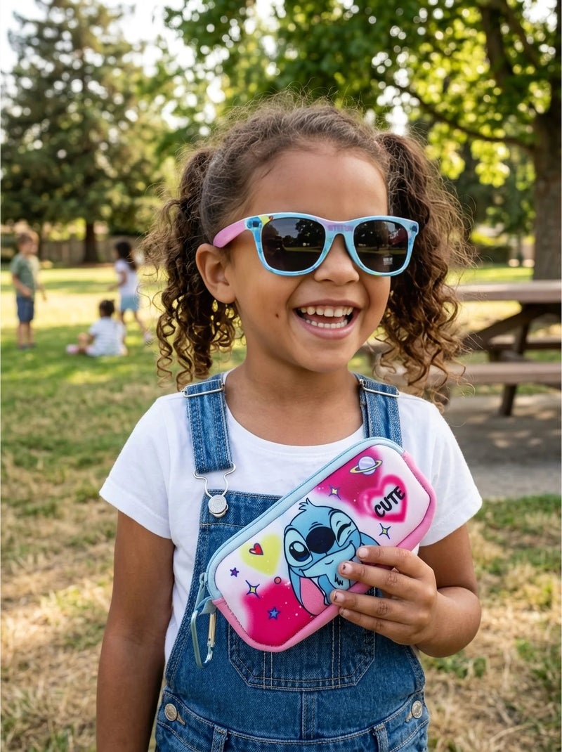 Set 2 occhiali da sole con custodia Stitch Disney Blu - Kiabi
