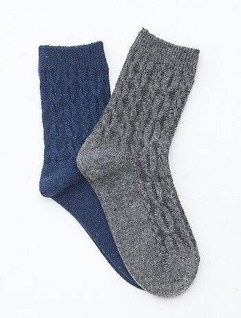 Set 2 paia di calze calde