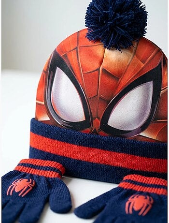 Set 2 pezzi berretto spiderman marvel