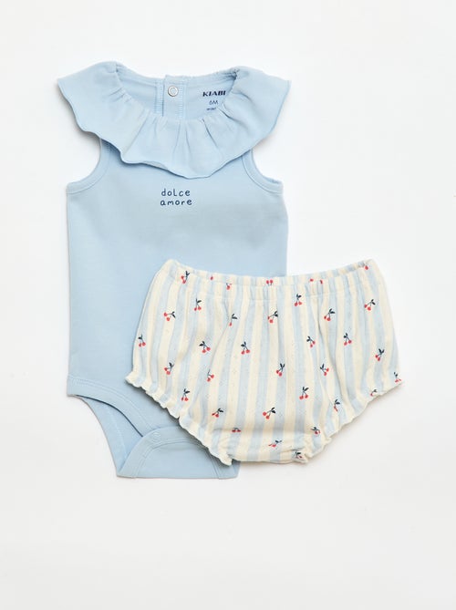 Set 2 pezzi body + culotte - Kiabi