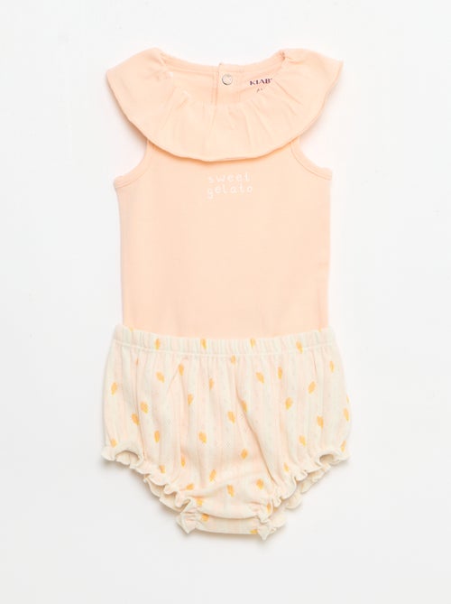 Set 2 pezzi body + culotte - Kiabi