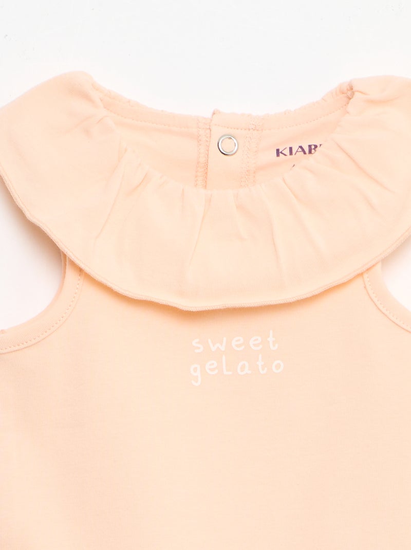 Set 2 pezzi body + culotte Rosa - Kiabi