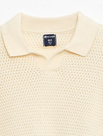 Set 2 pezzi in maglia - T-shirt polo + short