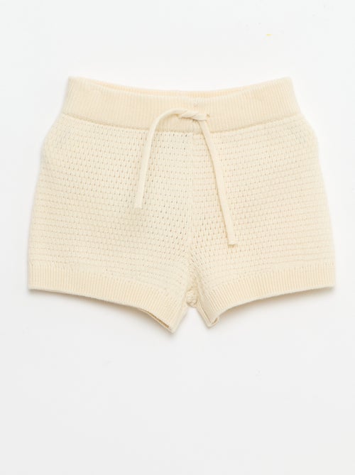 Set 2 pezzi in maglia - T-shirt polo + short - Kiabi