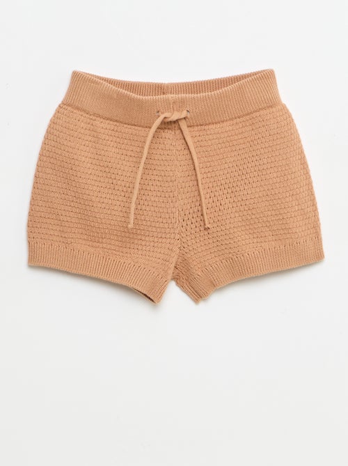 Set 2 pezzi in maglia - T-shirt polo + short - Kiabi