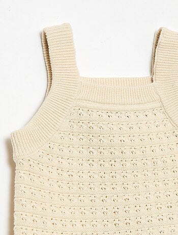 Set 2 pezzi short + T-shirt in crochet