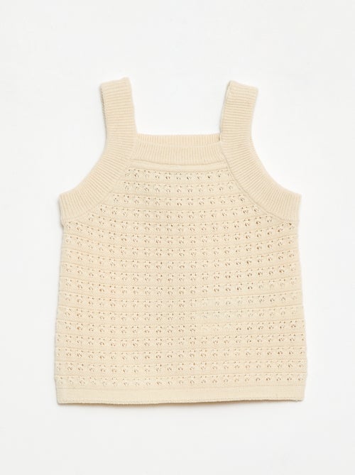 Set 2 pezzi short + T-shirt in crochet - Kiabi