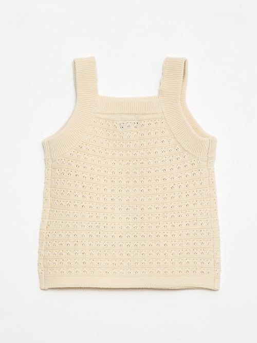 Set 2 pezzi short + T-shirt in crochet - Kiabi