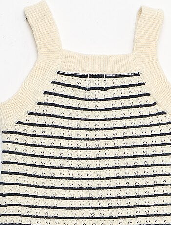 Set 2 pezzi short + T-shirt in crochet