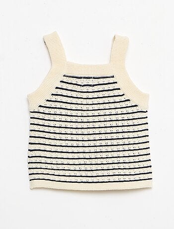 Set 2 pezzi short + T-shirt in crochet