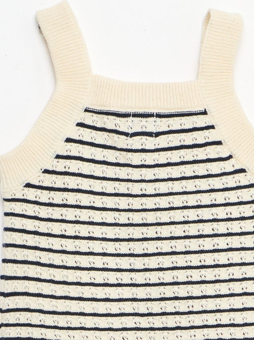 Set 2 pezzi short + T-shirt in crochet - Kiabi