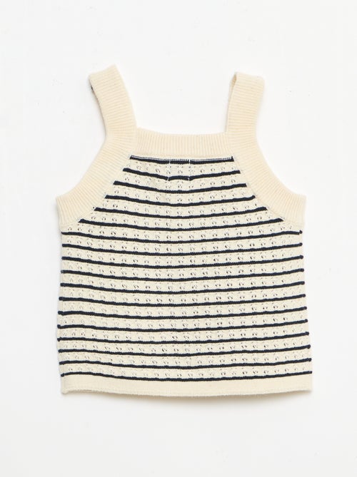 Set 2 pezzi short + T-shirt in crochet - Kiabi