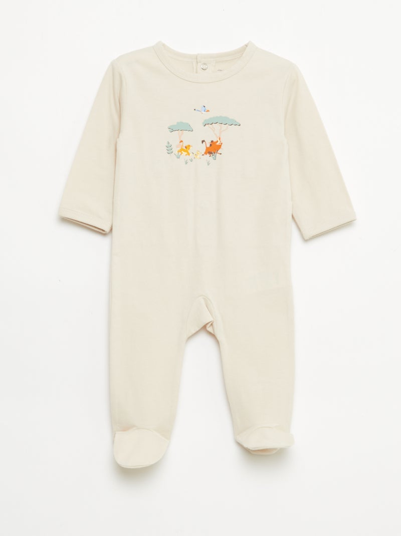 Set 2 pigiami 'Simba' Beige - Kiabi