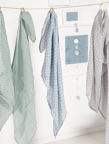 Set 2 salviette da allattamento in cotone bio – ROBA "Lil Planet
