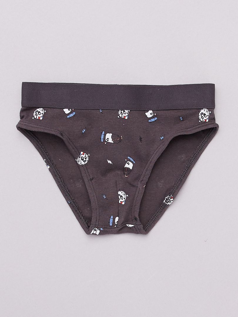 5 Slip Mutande Bambini Cotone Biancheria Intima Ragazzi Con Dinosauri - LOREZA Multicolore