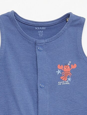 Set 2 tutine leggere con apertura a bottoni a pressione