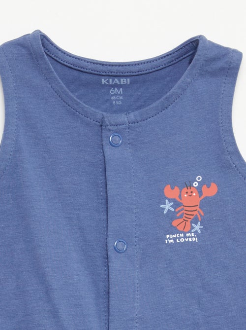 Set 2 tutine leggere con apertura a bottoni a pressione - Kiabi