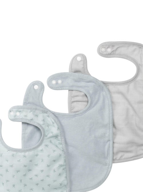 Set 3 bavaglini regolabili in cotone bio - ROBA 'Lil Planet' - Kiabi