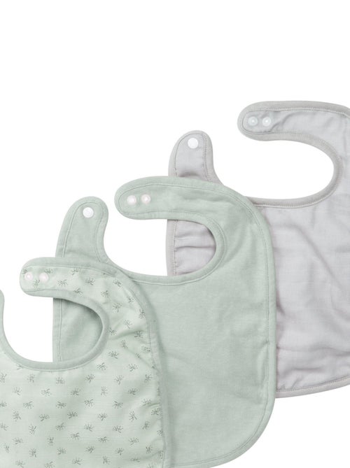 Set 3 bavaglini regolabili in cotone bio - ROBA 'Lil Planet' - Kiabi