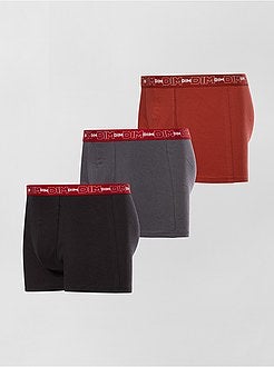 Set 3 boxer cotone stretch 'Dim' - Kiabi