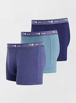 Set 3 boxer cotone stretch 'Dim' - Kiabi