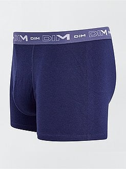 Set 3 boxer cotone stretch 'Dim' - Kiabi