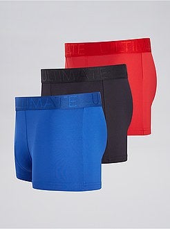 Set 3 boxer microfibra - Kiabi